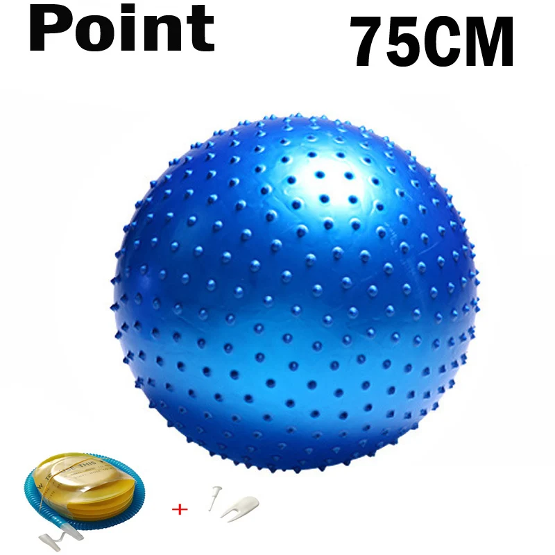 Мячи для йоги Пилатес фитнес спортзал баланс фитбол упражнения тренировка мяч 45/55/65/75/85 см с насосом