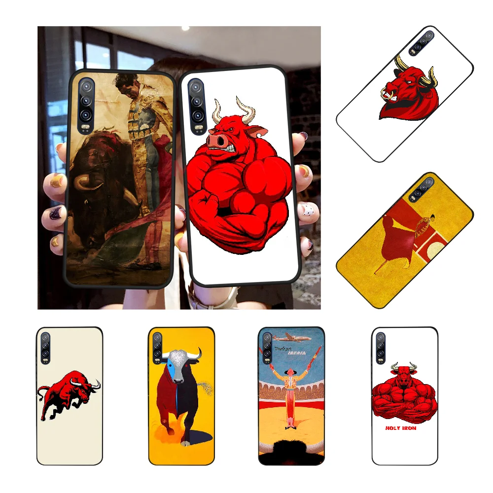 

NBDRUICAI Spanish bullfighter The Bull DIY Luxury Phone Case for Huawei Honor 20 10 9 8 8x 8c 9x 7c 7a Lite view