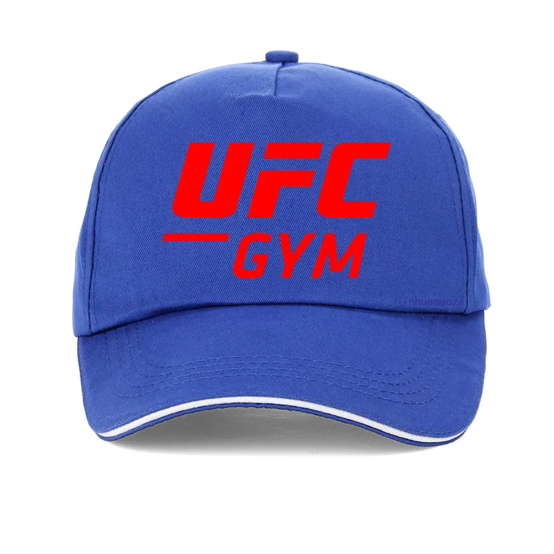 Синий Русская UFC неограниченная Боевая Кепка с принтом регулируемая бейсболка для мужчин и женщин шапка для бокса унисекс хип хоп бейсбольная кепка - Цвет: Синий