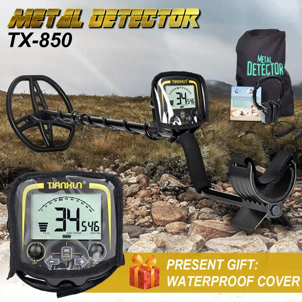 металлоискатель Профессиональный Подземный Глубина 2.5 м metal detector Охотник за