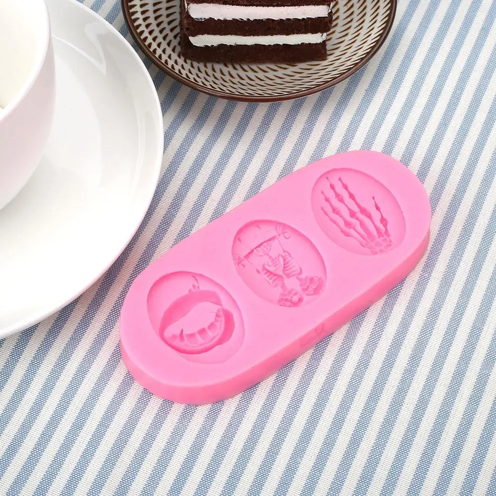 Череп спроектированный силиконовый торт Печенье Хлеб кухонная утварь для выпечки инструмент формы