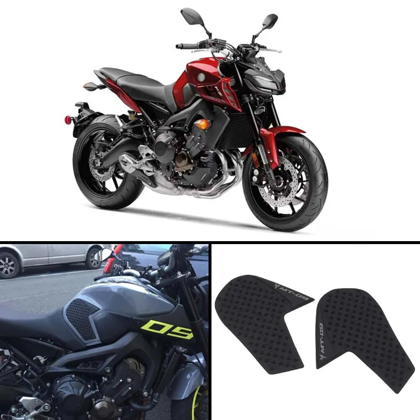 Для Yamaha MT-09 MT09 MTN850 Tracer FZ09 MT09 MT-09 мотоциклетные стикеры Нескользящие топливный бак Pad 3M Сторона газа Колено ручка