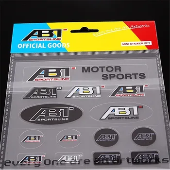 

Car Styling ABT Sportsline Accessories Sticker and Decal for Ford Focous Volkswagen Polo Golf Renault Opel Bmw E39 Audi