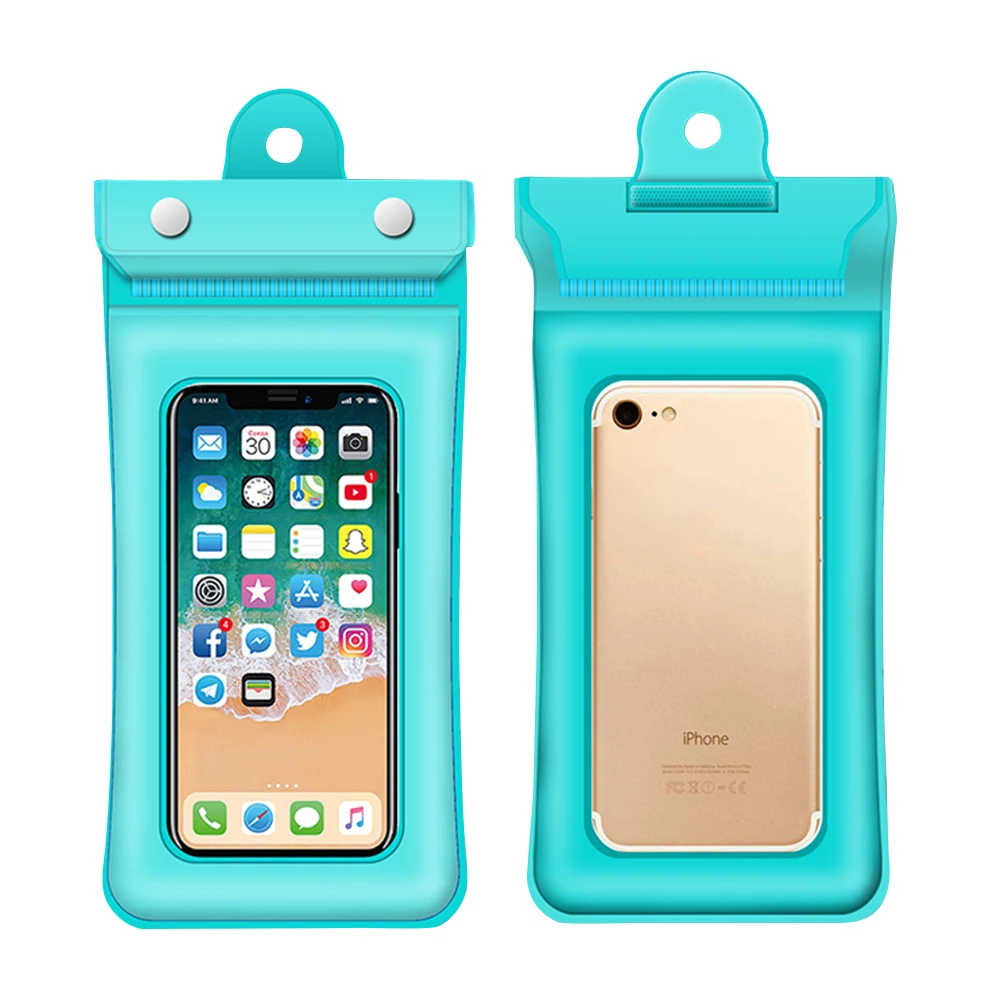 Водонепроницаемый чехол Essager для iPhone 11 Xiaomi mi 8 Red mi Note 8, защитный чехол для телефона, универсальная водонепроницаемая сумка для плавания mi ng - Цвет: Blue