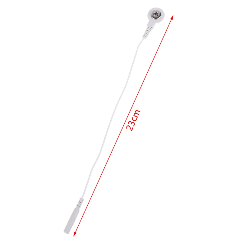 10pcs Electrode Lead Wires Adapter Cables Treatment Instrument Conversion Line Pin-To-Snap Adapter Cables Plug