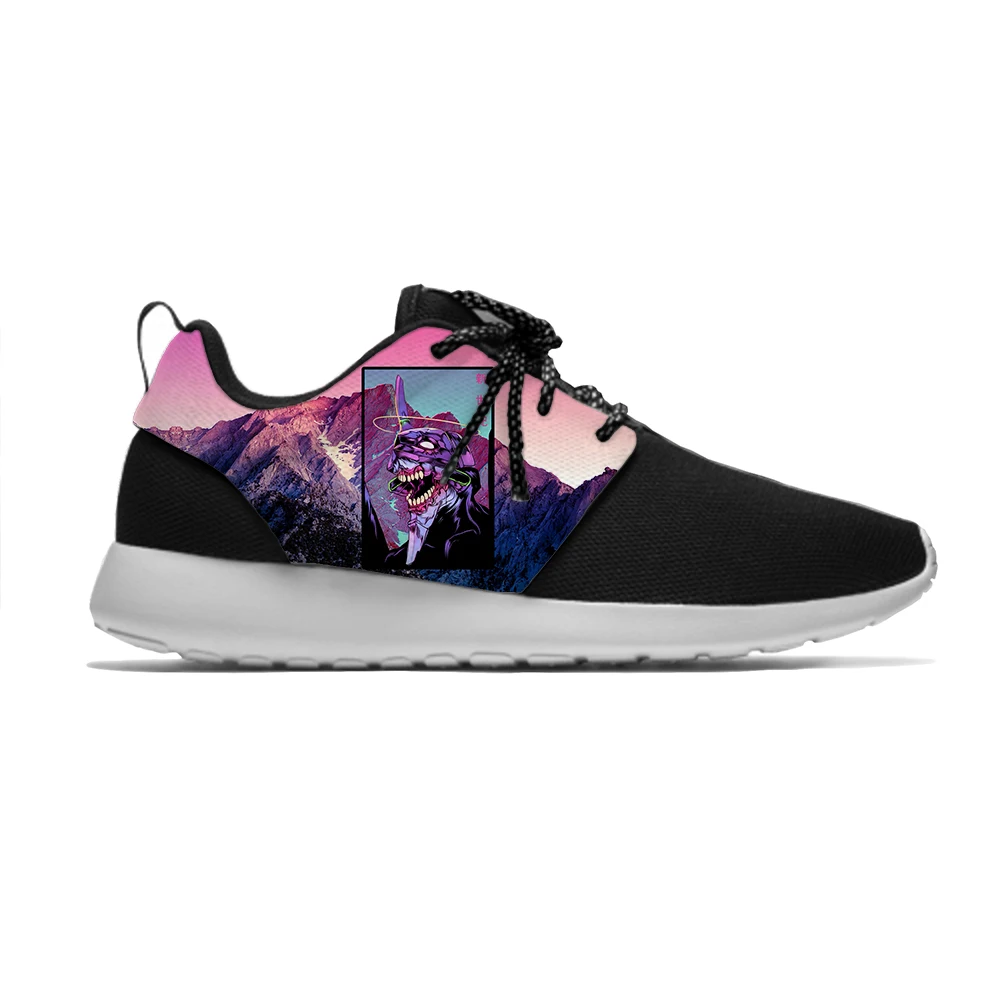 

Japan Anime Evangelion Neon Genesis Hot Cool Vogue Sport Running Shoes Kids Breathable Lightweight Sneakers Boys Girls Children