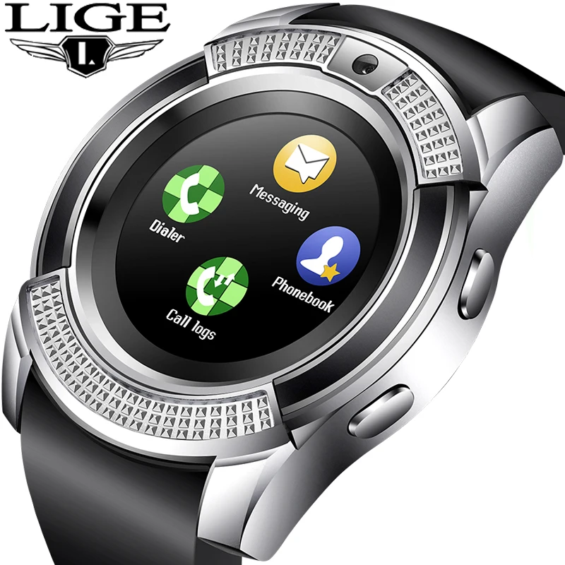 

2019 LIGE New Ladies Smart Bracelet with LED/Color Screen/ Stylish Sports Watch With Pedometer/Android Smartphone Watch Relogio