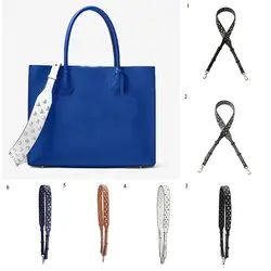 Широкий женский наплечный ремень, Одноцветный, регулируемая длина, заклепки, сумка на ремне, модный ремешок для сумки, высокое качество