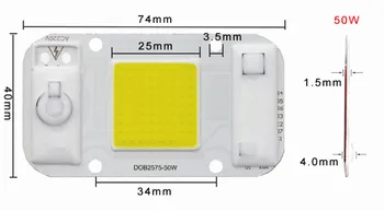 

DIY COB LED Chip Lamp AC 20W 30W 50W No Need Driver Smart IC Bulb For Spotlight Outdoor Floodlight White Warm Lighting