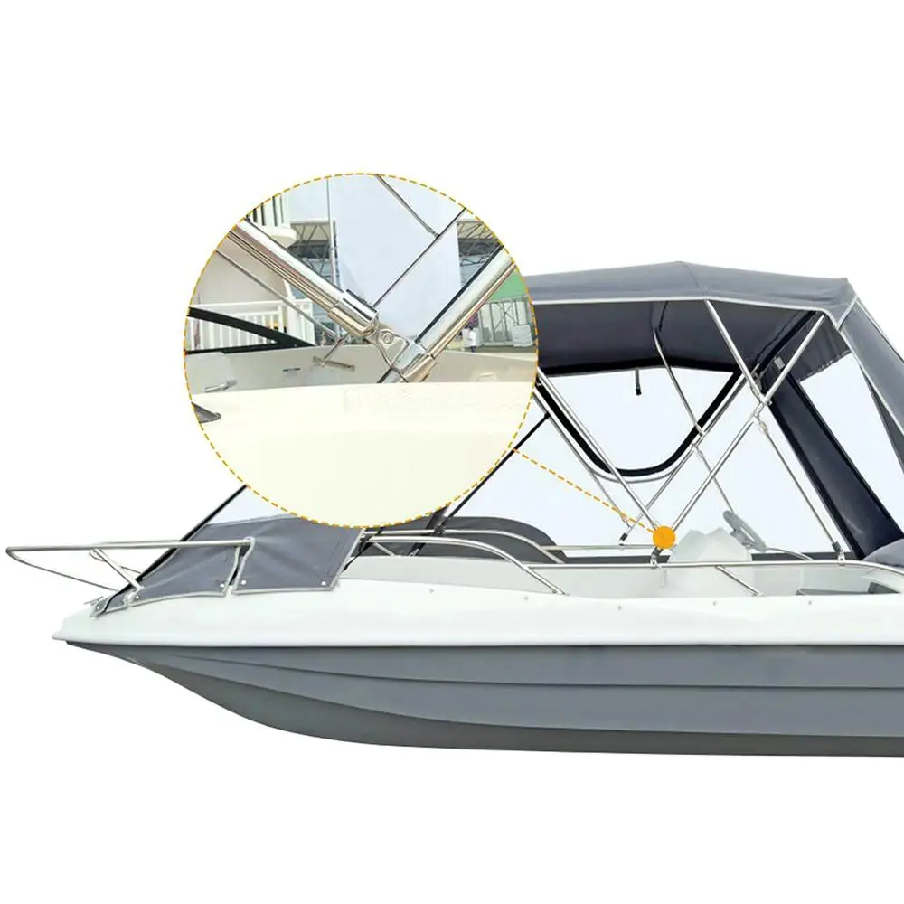 2 шт. Bimini верхняя крышка для глаз фитинг оборудование лодка 316 навес из Нержавеющей Стали Лодка Bimini верхняя крышка аксессуары для лодки