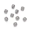 Perles en fût de Style tibétain pour la fabrication de bijoux 6mm, sans plomb, sans Nickel et sans Cadmium, couleur tibétaine Antique, trou: 2mm, 50pcs ► Photo 3/6