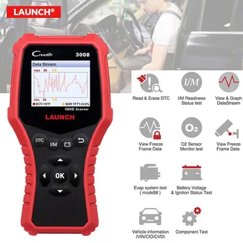

LAUNCH X431 CR3008 Code Reader Diagnostic Tool Free Upate OBD2 Scanner For Car