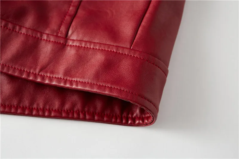 Mcikkny Men's Pu Leather Jackets And Coats Fleece Lined Motorcycle Faux Leather Top Clothing For Male Size L-3XL Windbreak (2)