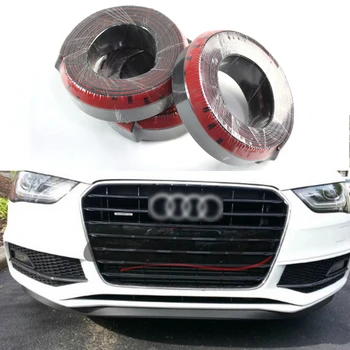 

Car Bumper Lip For AUDI 2000-2020 Front Skirt Protector Car Scratch Proof Adhesive Strip Rubber Bumpers Body Kit Strip