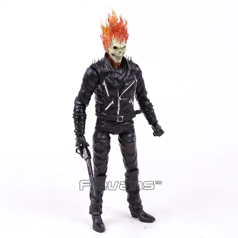 Marvel Ghost Rider Johnny Blaze ПВХ фигурка Коллекционная модель игрушки 23 см