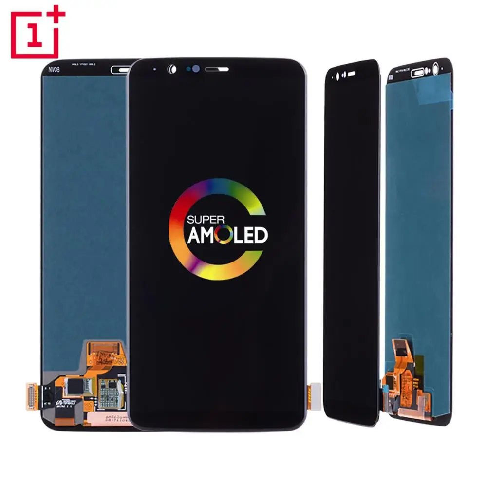 6 01 дюйма OEM Amoled дисплей для Oneplus 5T lcd сенсорный экран дигитайзер Замена OnePlus один
