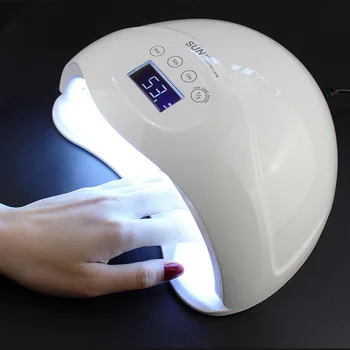 

SUN5plus Hands 48W Sensing Sunshine No. 5 Manicure Light Treatment Device LED Painless Drying Nail Polish Glue Heating Lamp