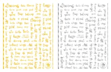 Cb122-130 זהב וכסף שחור ולבן חדש סגנון 3D נייל מדבקת לסביבה ידידותי מניקור מדבקות ציפורניים תכשיטי מאני(China)