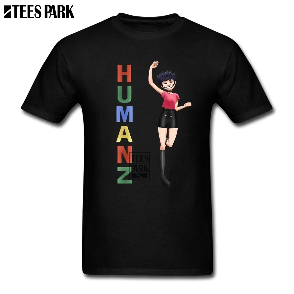 Gorillaz Humanz Noodle Music Phase забавные мужские футболки с круглым вырезом и короткими