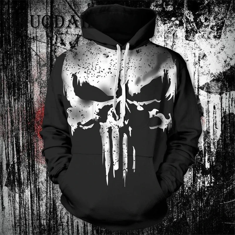 

The Superheroes Punisher Hoodie Winter Solder Hoodie Venom Jacket Deadpool 2 Cosplay Hoodie 3D Printed Hoodies Marvel 4 Cosplay