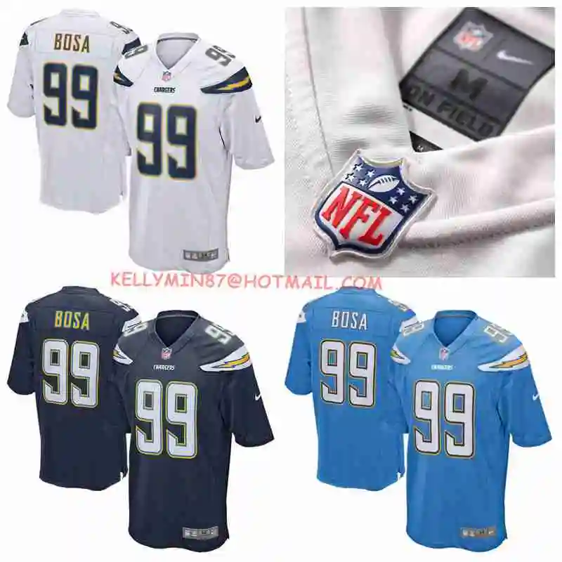 100% Stitiched Los Angeles Joey Bosa Jersey | Мужская одежда