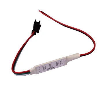 

SP002E Mini DC5-24V 3Key LED RGB Controller Micro-Controller For Pixels Dream Color WS2811 WS2812B LED Strip Light