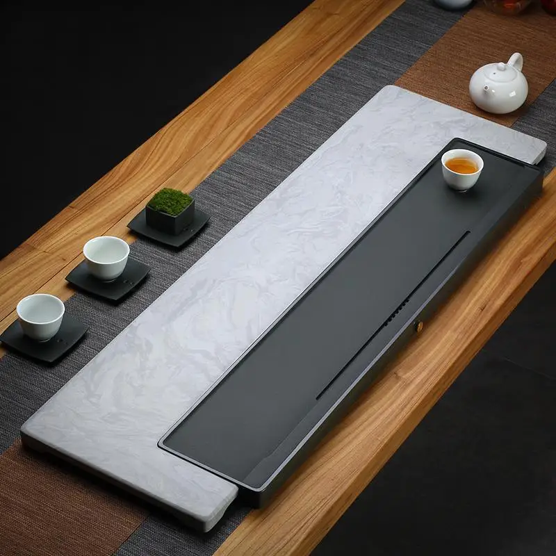 Bandeja Китай De Набор аксессуаров Dienbladen Te Chino Keukenhulpjes Puer Настольный камень китайский кунг-фу держатель Gongfu чайный поднос