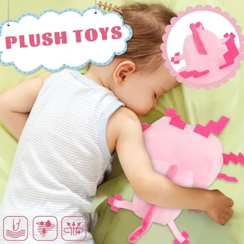 Nowy różowy Axolotl pluszowe zabawki miękkie wypchane pluszowe lalki Cartoon rysunek pluszowe zabawki dla dzieci dorośli Plushie Gamer prezent małe zwierzęta zabawki tanie i dobre opinie CN (pochodzenie) as show Toys