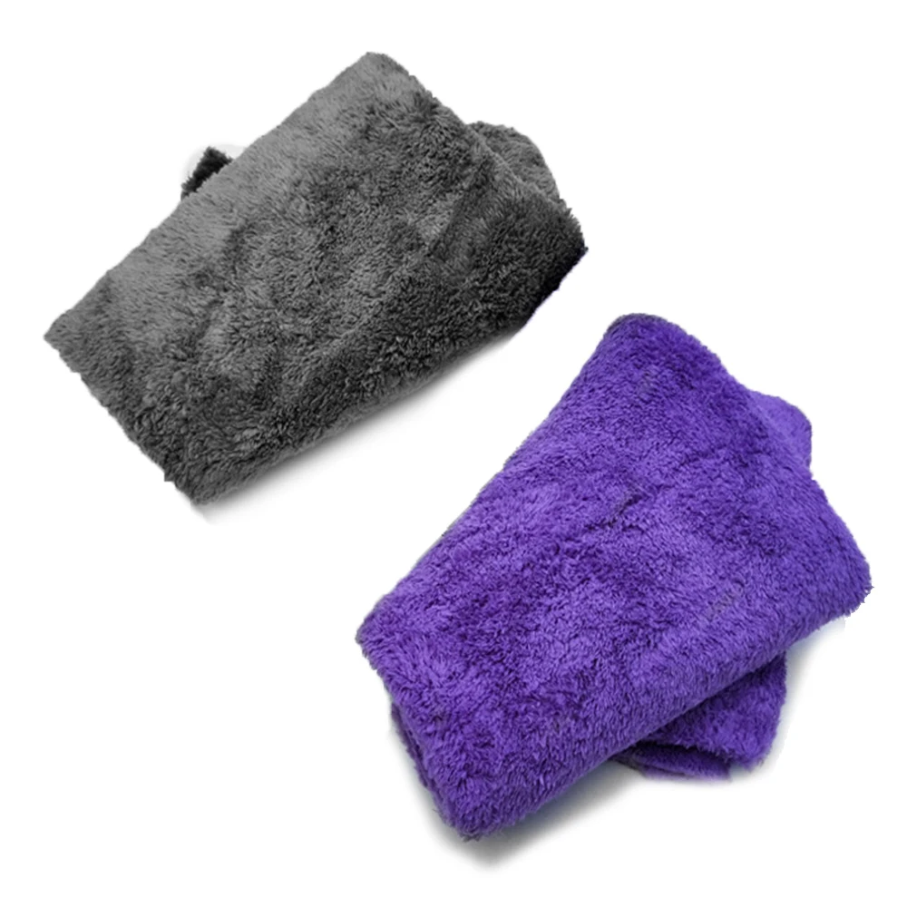 4Pcs 40*40cm Coral Fleece Absorbent Towel Car Cleaning Detailing Cloth Pads Kitchen towel sink clean coral velvet clean towel