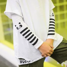 Детские противоскользящие перчатки с ледяными рукавами женские летние тонкие мужские перчатки с манжетами для рук с рукавами из вискозы для малышей и детей постарше