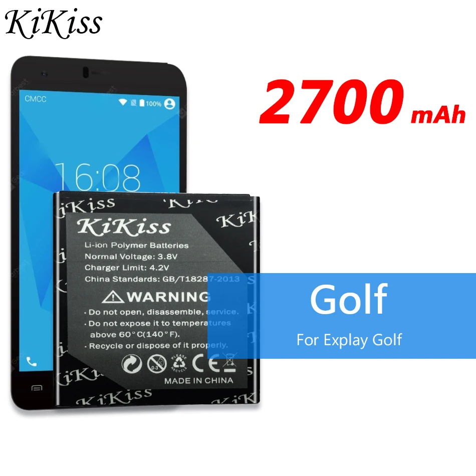 Для Explay Golf 2700 мАч аккумулятор большой емкости для телефона литий-полимерный аккумулятор большой мощности для Explay Golf