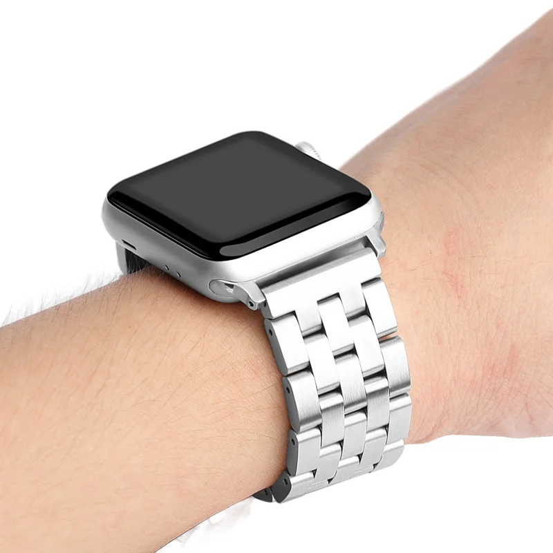 Браслет из нержавеющей стали для Apple Watch 44 мм 40 мм 38 мм 42 мм ремешок для IWatch серии 1 2 3 4 5 сменный ремешок для часов