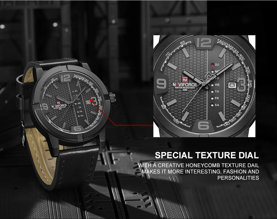 Мужские часы Топ люксовый бренд NAVIFORCE Модные Аналоговые кварцевые часы мужские s повседневные спортивные водонепроницаемые наручные часы Relogio Masculino