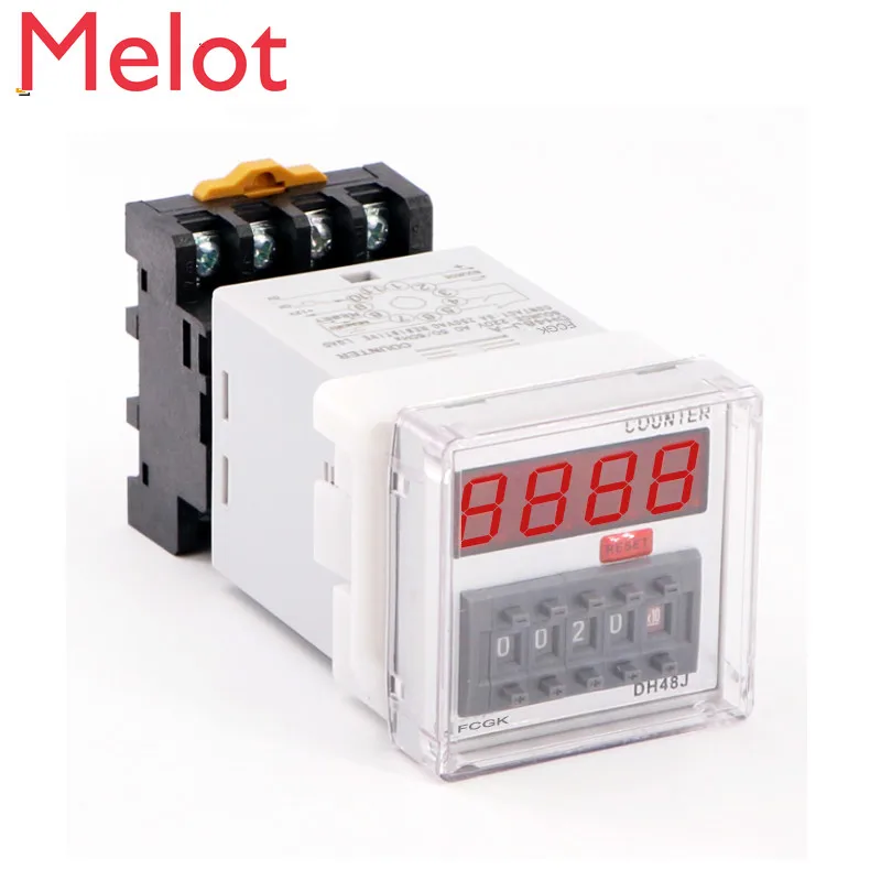 

SQR DH48J-A digital counter with output relay 220V AC 50/60hz