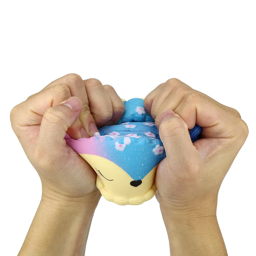 Squeeze toys Galaxy Jumbo Deer Cake медленный рост Ароматические сжимающие игрушки для снятия стресса Коллекция мягких игрушек для снятия стресса забавные детские игрушки