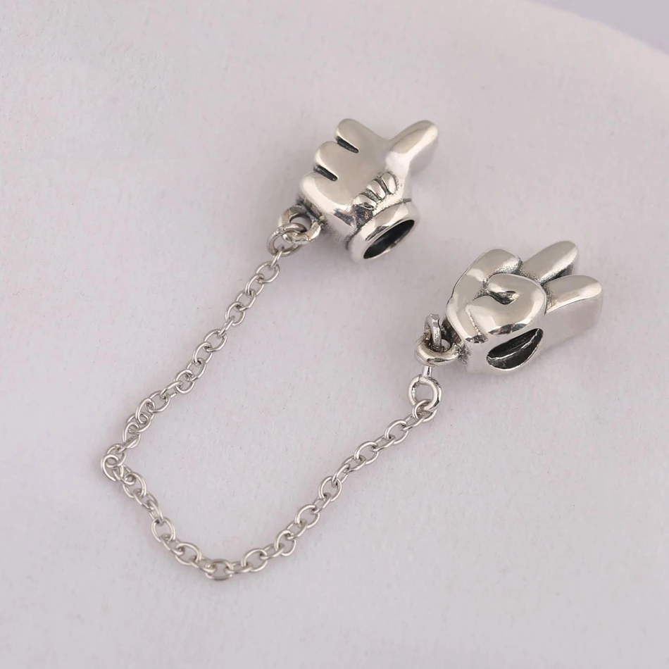 Жесты безопасная цепочка подходит для женских браслетов и подарок женщин