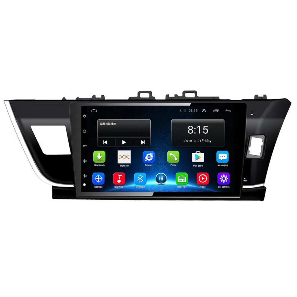 cheap 10.1 rdquo; 4G LTE Android 8.1 Fit TOYOTA Corolla right hand driving 2014 2016 Multimedia Stereo Car DVD Player Navigation GPS Radio