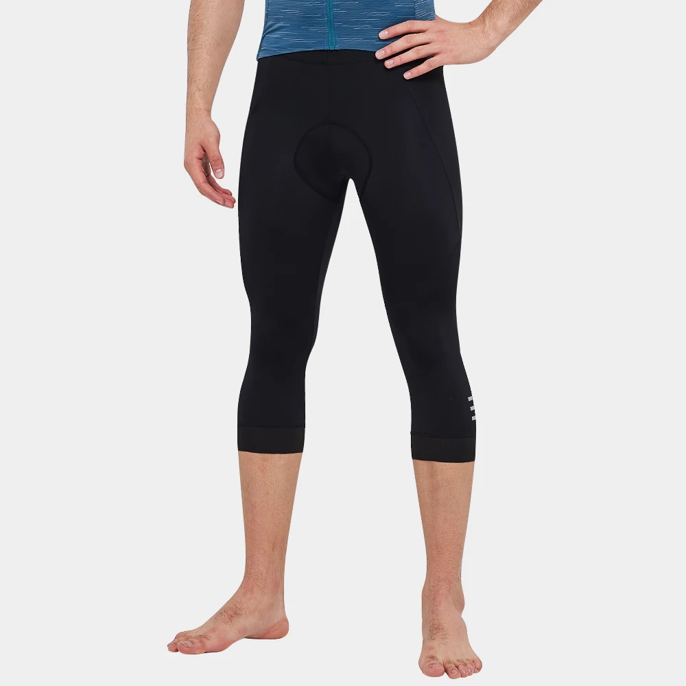Cycling pants Santic Men Summer Cycling Pants Mountain Bike Cycle Jersey Cropped Pants Shorts Reflective Tight WM1C05131H