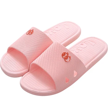 

ASIFN Slippers Women Slides Summer Bathroom Home Household Bath Non-slip Quick-drying Soft Bottom Shower House Cute Flip Flops