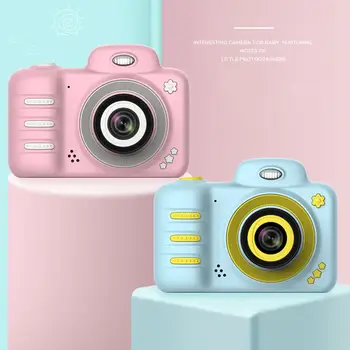 

Children Mini Camera Kids Christmas Gifts 8MP 2.4'' HD 1080P Educational Toy Camera for Birthday Projection Video Digital Camera