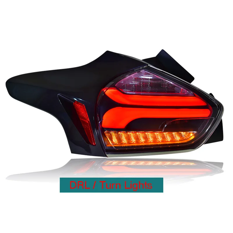 Светодиодная сигнальная лампа дымовая линза задняя фара лампа подходит для Ford Focus