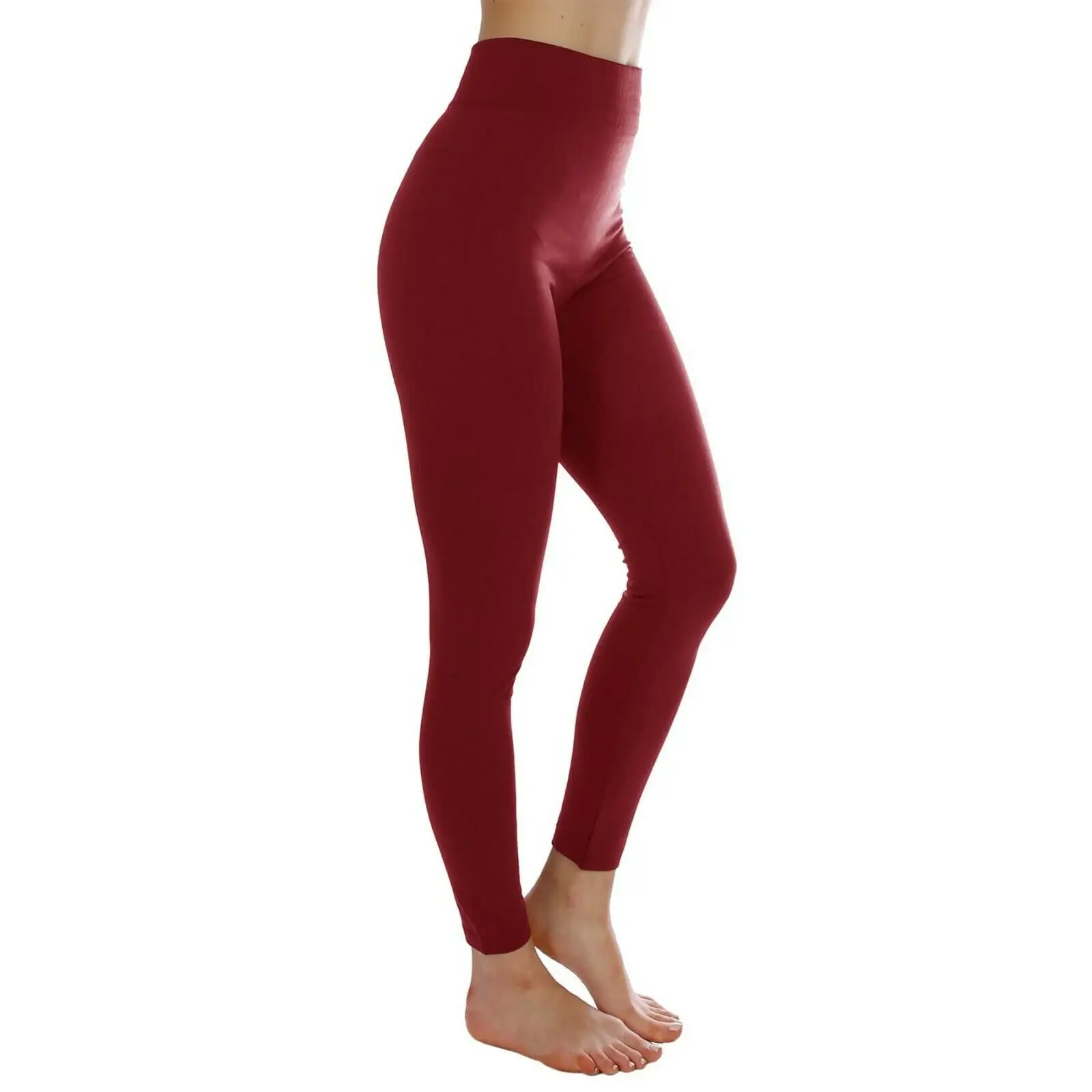 thermal leggings High Waist Fitness Leggings Women Workout Yaga Running Push Up Solid Sheer Black Red Nude Khaki Brown Ladies Womens Legging tights for women