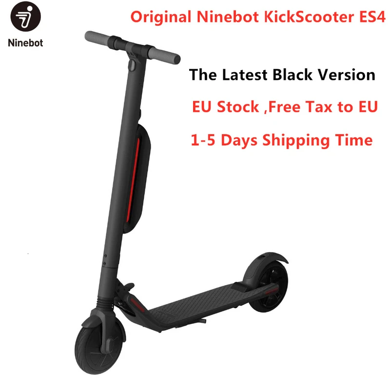 

European Union stock original Ninebot Kickscooter ES4 is the latest foldable smart electric Scooter