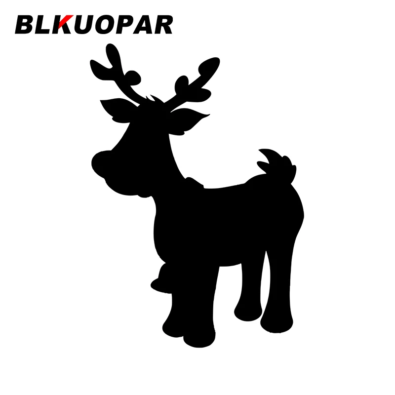 BLKUOPAR for Reindeer Christmas Car Stickers Animal Decal Laptop Suitcase Skateboard Waterproof Occlusion Scratch Vinyl Wrap | Автомобили