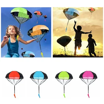 

Children's Hand Throwing Mini Parachute Toy Colorful Parachute Toy Soldier Outdoor Sports Children Educational Toys Game