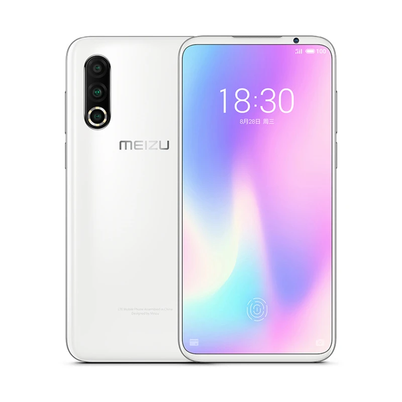 Meizu 16S PRO, 6 ГБ ОЗУ, 128 Гб ПЗУ, смартфон, 6,2 дюймов, Amoled, Snapdragon 855 plus, встроенный экран, отпечаток пальца, NFC, 3600 МП, мАч, мобильный телефон