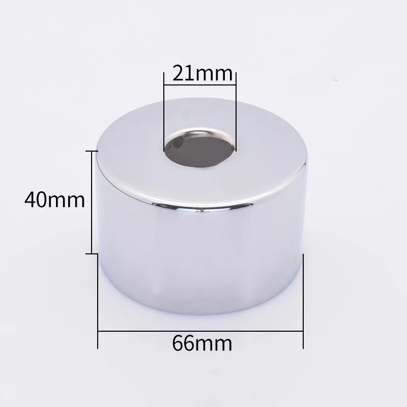1PC Faucet Decorative Cover 304 Stainless Steel Chrome G1/2' Wide and Thick Thickened Mixed Water Triangular Valve Faucet Cover
