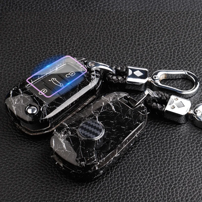 Чехол для автомобильных ключей ABS чехол Peugeot 3008 5008 408 2008 308 508 Citroen C4 C5 C6 C4L CACTUS DS4 DS5L DS6