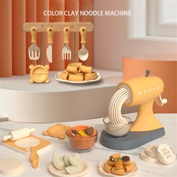 Casa de juegos de cocina para niños, juguete de fideos, herramienta de modelado creativo 3D de plastilina, juego de plastilina, moldes de arcilla para regalo