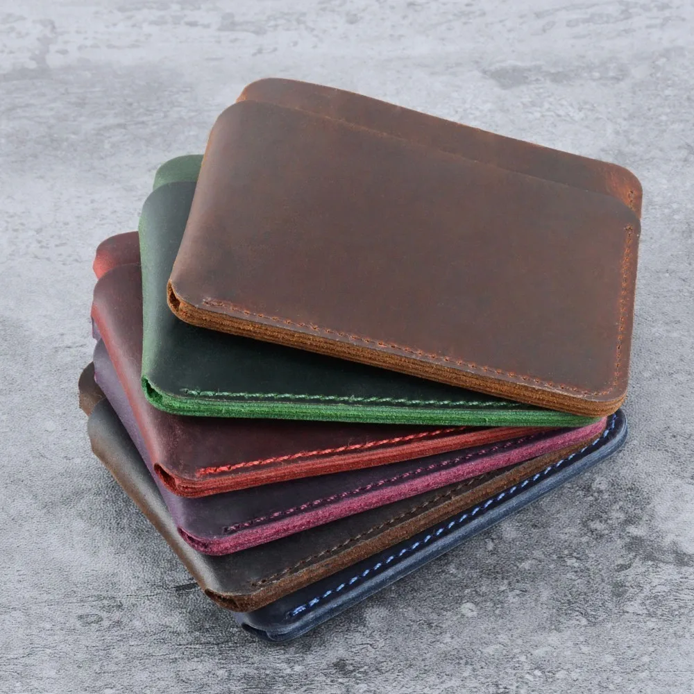 GENODERN Premium Leather Card Holder and Mini Wallet